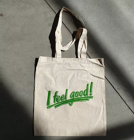 Shopper con stampa I feel good! - fblibejao.xyz
